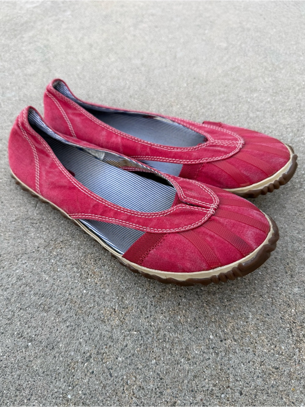 Sorel slip-on flats Canvas Bathing Oxford Ballet Flats 8